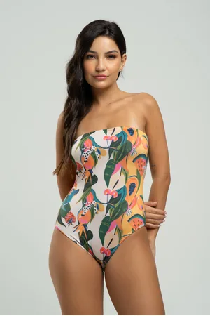 Body Feminino Maio Verão Estampado Colorido o melhor da moda praia