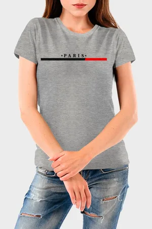 Benellys Camiseta Feminina Paris Algodão Premium