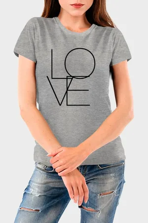 Benellys Camiseta Feminina Love Algodão Premium