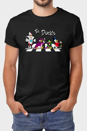 Benellys Camiseta Masculina Preta The Ducks Algodão Premium