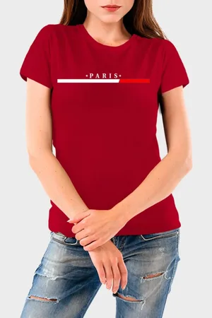 Benellys Camiseta Feminina Paris Algodão Premium