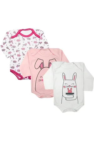 Koala Baby Infantil - Kit Roupa De 3 Peças Body Estampado Manga Longa Suedine