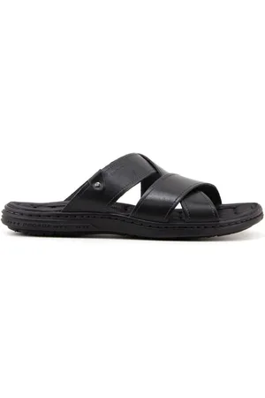 PEGADA Chinelo em Couro 131285 Preto