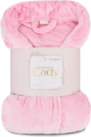 Appel Roupao Adulto Microfibra Flannel Lady