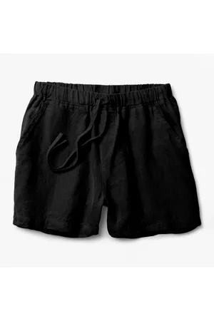 Relaxado Short de Linho Premium Bermuda Masculina Moda Praia Luxo
