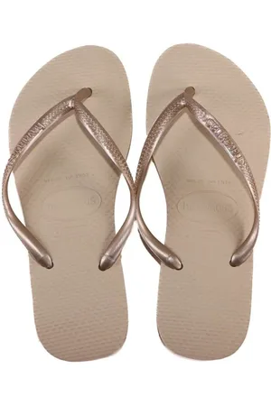 Havaianas Chinelo Feminino Slim Fc Areia/Dourado