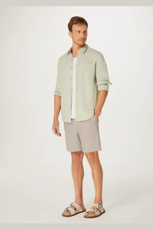 Hering Bermuda Masculina Reta Fio Tinto