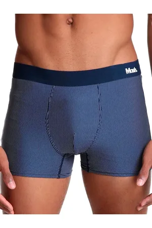 Mash Cueca Boxer Microfibra Risca de Giz