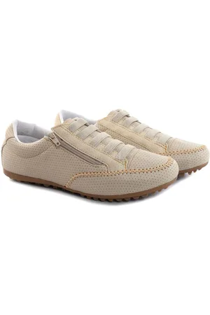 ROMEU E JULIETA SHOES Sapatênis Tênis Feminino Leve Cor Zíper Lateral