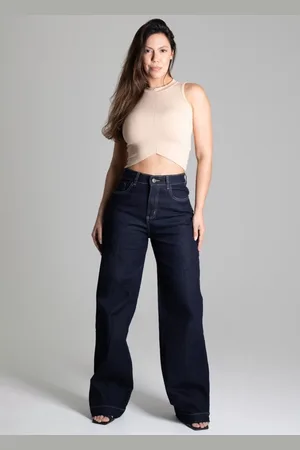 SAWARY Calça Jeans Wide Leg - 276266 -
