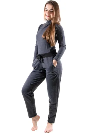 4 Estações Calça Moletinho Feminino Flanelado Lisa Inverno Cintura Alta Escuro