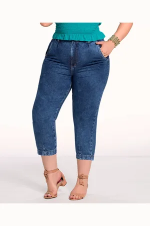 Razon Calça Feminina Plus Slouchy