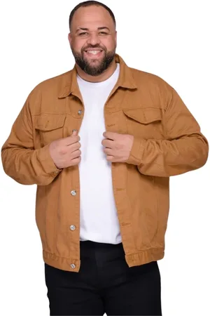 Alleppo Jeans Jaqueta Masculina Sarja Plus Size Phuket