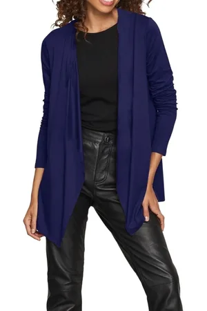 Slim Fitness Cardigan Básico Feminino Estilo Kimono