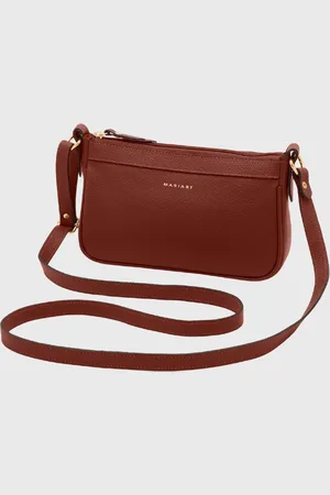 Mariart Bolsa Transversal de Couro Maragogi Terracota