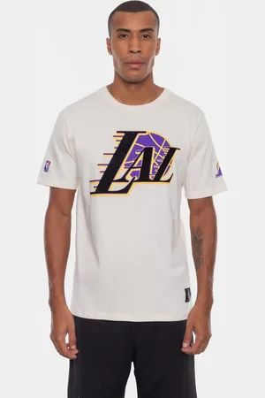 AmazonBasics Camiseta Floco Los Angeles Lakers Off White