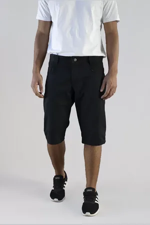 Versatti Bermuda Masculina Sarja Preta Tradicional B Napoli