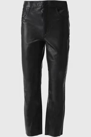 VERO MODA Calça Skinny Resinada em PU Preta