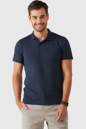 Malwee Camisa Polo Básica Masculina Gola Esporte Em Piquet Stretch