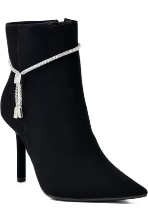 VIA MARTE Bota Nobuck Cano Curto Salto Alto