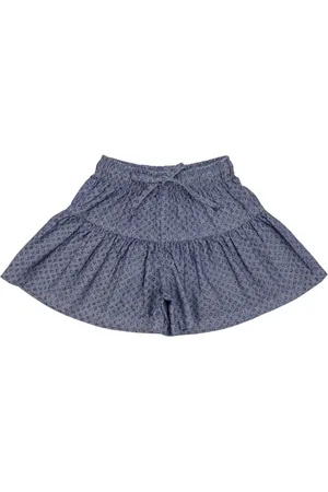 Look Jeans Infantil - Shorts c/ Elástico Jeans