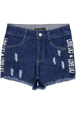 Look Jeans Infantil - Shorts Juvenil c/ Silk Jeans