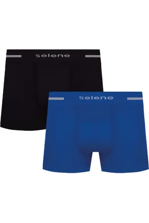 Selene Kit Com 4 Cuecas Boxer Box Microfibra Masculina