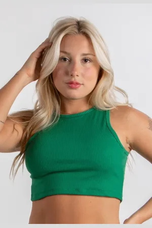 Diluxo Cropped Regata Canelado Ribana