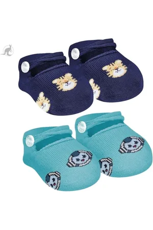 Selene Kit 2 pares de Meias Sapatinho 1004 Marinho