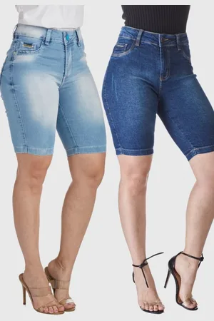 HNO Jeans Kit 2 Bermudas Jeans Ciclista Basica