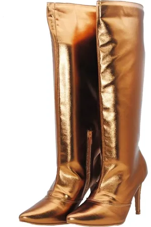 Flor da Pele Bota Feminina Salto Fino Cano Alto 1715 Napa