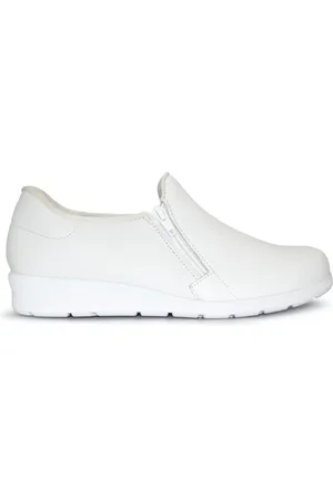 USAFLEX Tênis Em Couro Slip On Zíper MM1801