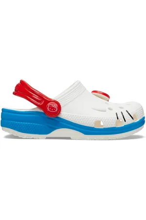 Crocs Infantil - Sandália hello kitty iam classic clog t white Branco
