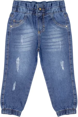 Look Jeans Infantil - Calça Clochard Jeans