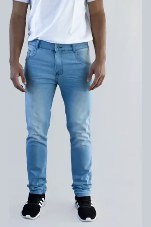 Versatti Calça Jeans Slim Délavé Masculina Dallas B