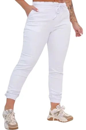 Alleppo Jeans Calça Jogger Feminina Sarja