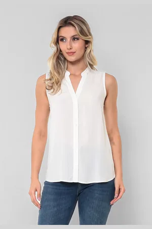 Intens Camisa Sem Manga Viscose Liso