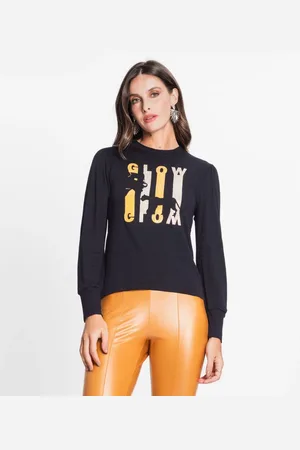 Rovitex Blusa Feminina Manga Longa Glow