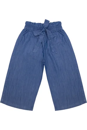 Look Jeans Infantil - Calça Wide Leg Jeans