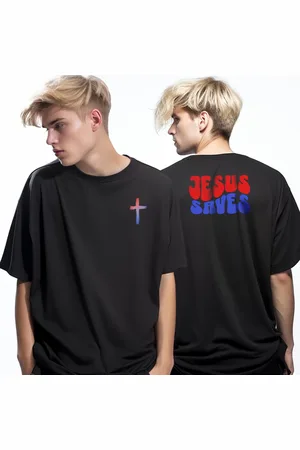 CFAstore Camiseta Oversized Preta Estampada do P ao G4