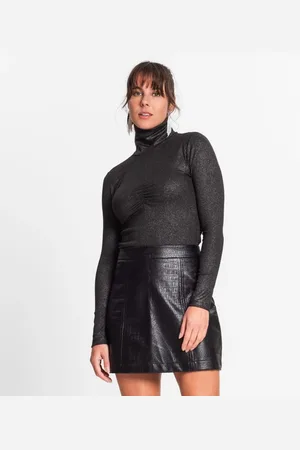 Rovitex Blusa Feminina Gola Alta