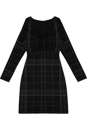 Rovitex Vestido Feminino Manga Longa