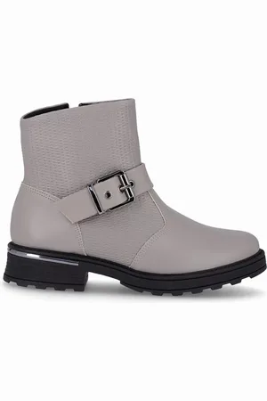 Piccadilly MAXI - Bota Gisa Cano Curto Anabela Médio Concreto