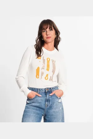 Rovitex Blusa Feminina Manga Longa Glow