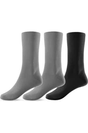 Life Kit 3 Pares de Meias Cano Alto Unissex Cinza/