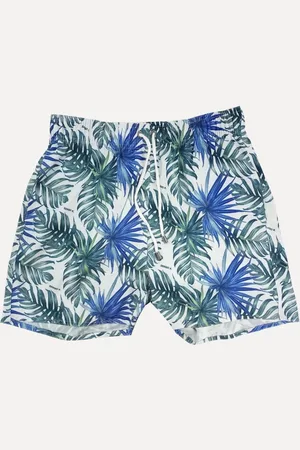 Sergio K. Short Masculino Beachwear Folhagem Palm