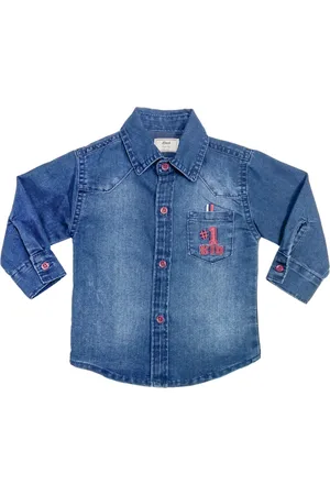 Look Jeans Infantil - Camisa Clássica