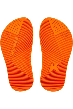 745 Infantil - Chinelo Kenner Red - Cinza e Laranja