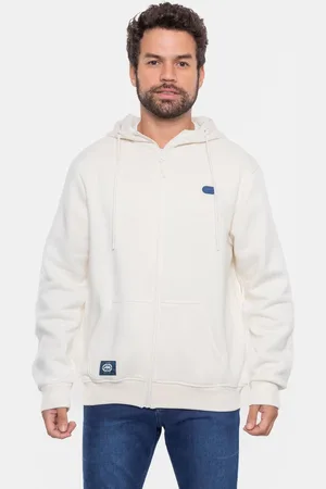 Ecko Moletom Fashion Basic Aberto Off White