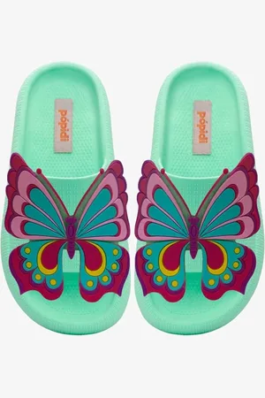 Pópidí Infantil - Chinelo Nuvem Pópidi Feminina Menina Borboleta